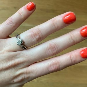 KAY Diamond Fashion Promise Ring, Sterling Silver